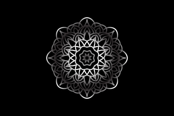 Download Silver Mandala Asian Vector - Premium Bundle