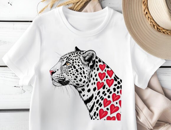 Download Leopard's Bold Red Heart Shapes Png - Premium Resources